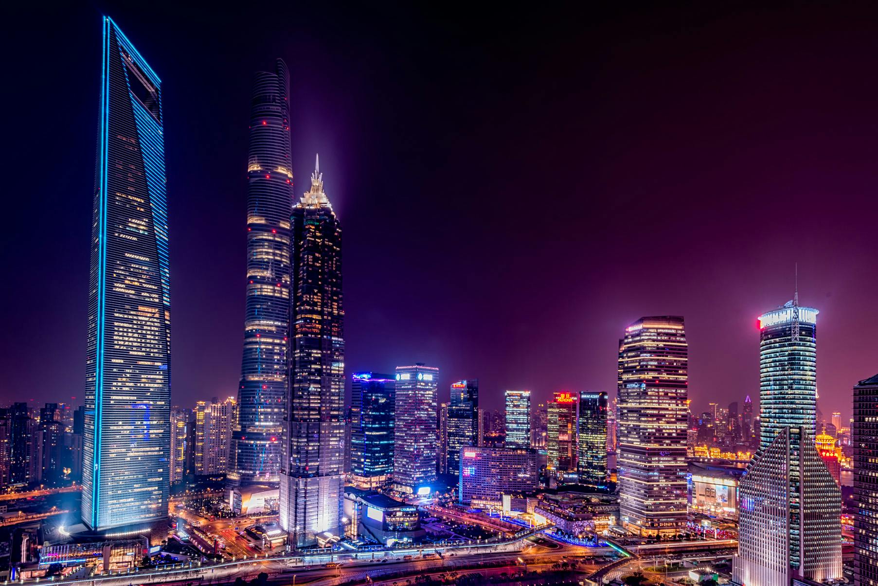 Shanghai Cityscape Wallpaper HD City 4K Wallpapers Images Photos and  Background  Wallpapers Den